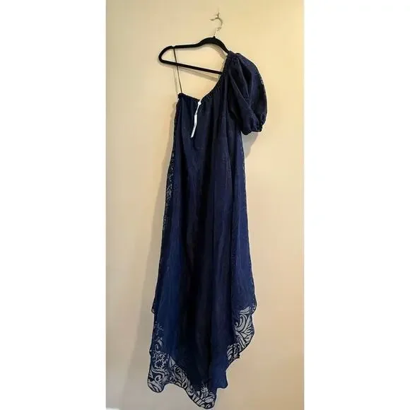 Trina Turk Navy Afloat Dress M Medium NWT $398 - Picture 7 of 9